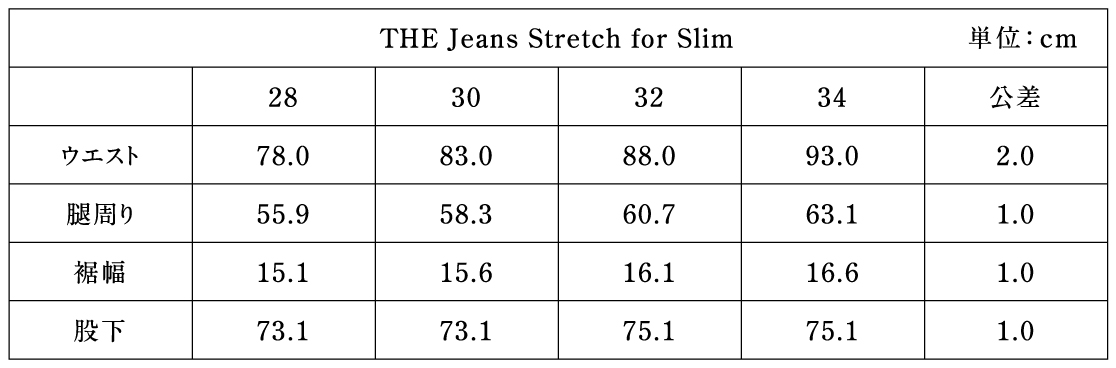 THE Jeans Stretch for Slim