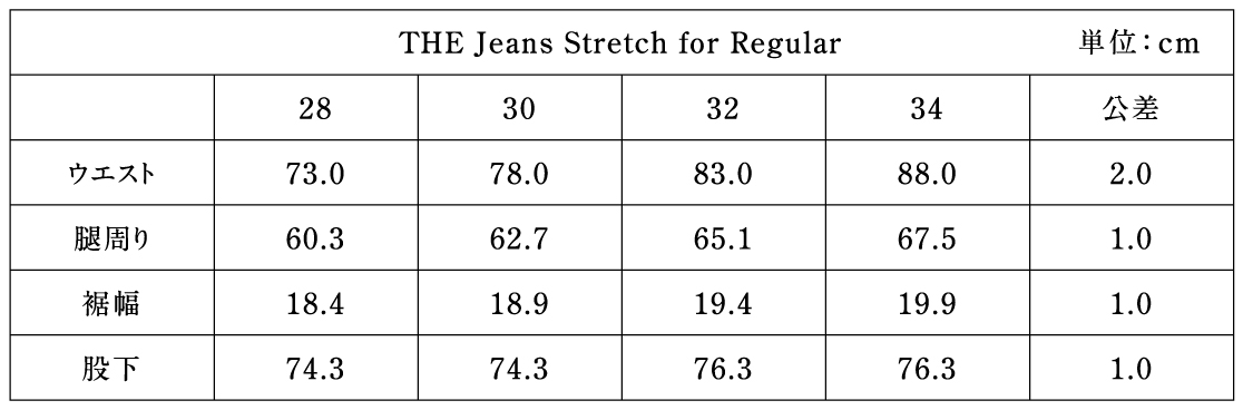 THE Jeans Stretch for Regular